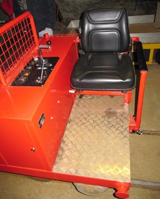 Stollenlock. Bei den Steilrampen an beiden Enden des Stollens kann mit Windenantrieb unterstützt werden.