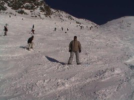 Abfahrt von Bellecote nach Col de Chiaupe, war nur ein Tag offen, wer runter ist hat sich die Ski ruiniert