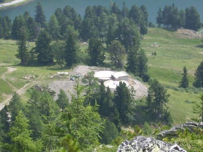 Bauarbeiten bei der Übungswiese