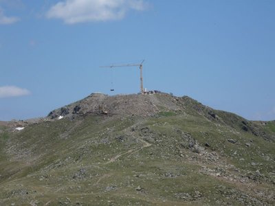 Neue Bergstation aus Richtung Hochrast