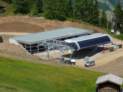 Neue Talstation an der Thurntaler Rast