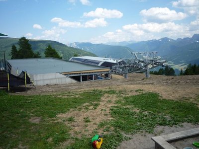 Neue Talstation an der Thurntaler Rast