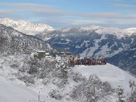 Sollte ursprünglich ratebild werden, Warteschlange an der 4SB Kleine Scharte