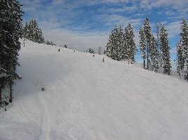 Piste im unteren Bereich