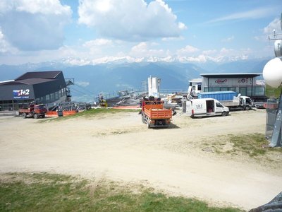 Gipfelbahn Bergstation von der Glocke aus