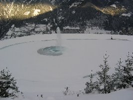 Der neue Speicherteich am Stubnerkogel