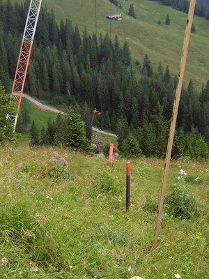 Talansicht durch die neue Trasse