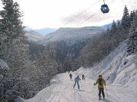 Das flache Zwischenstück der Kaserebenfahrt