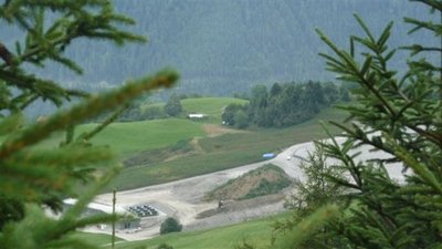 schlecht zu fotografieren, aber immerhin: der speicherteich wolfswiese