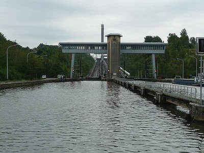 Die "schiefe Ebene" von Unten betrachtet.