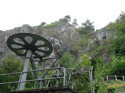 Deshalb gehen wir zur Talstation.