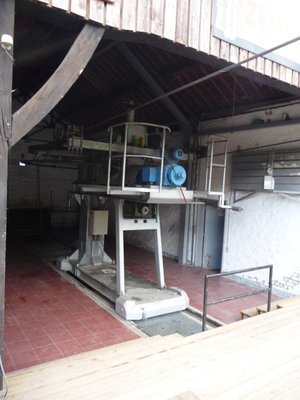 Blick in die Talstation des Liftes