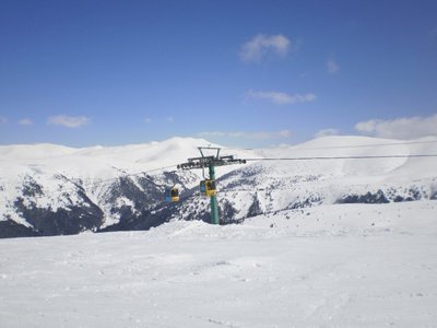 Gondel der alten Gitschberg EUB am neuen Standort in Kartala (Bulgarien)