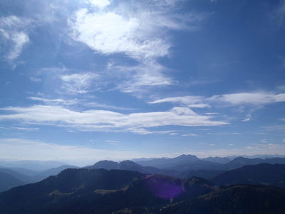 Brecherspitz Blick nach S am 24.09.2010