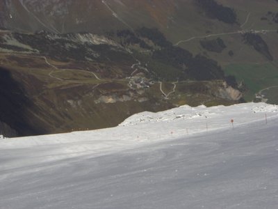 Mittelstation Sommerberg. Der Schnee der letzten Tage war am Montag schon komplett weg