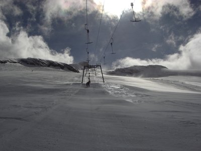 Fönsturm an den Kassererliften