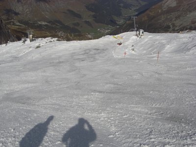 Zufahrt Kasserer1: Das Eis kommt langsam raus