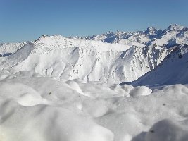Vom Minderslift Richtung Pezid