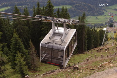 Kurz vor der Bergstation