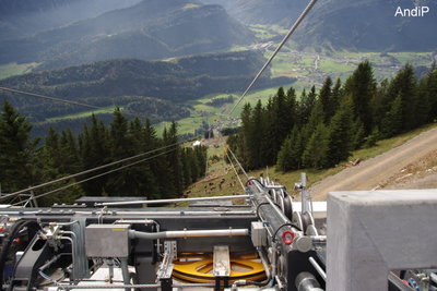 Blick auf die Strecke