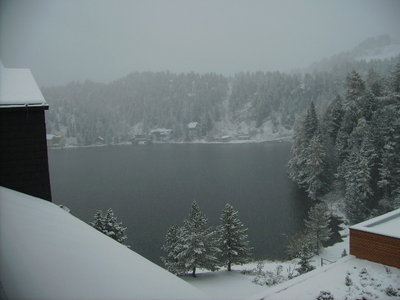 Blick vom Hotel ca. 8 Uhr