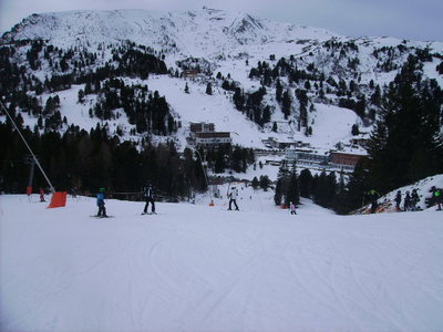 Wildkopfabfahrt, Blick Richtung Kornock