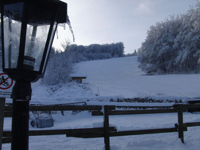 Blick auf den unteren Pistenenabschnitt