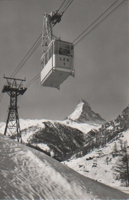 Zermatt, Luftseilbahn Zermatt Schwazsee LZS 1