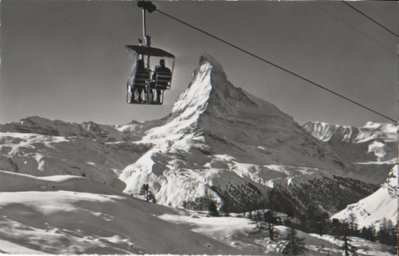 Zermatt, Sesselbahn Sunnegga
