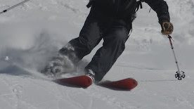Ski mit Rocker bei (geringem) Neuschnee