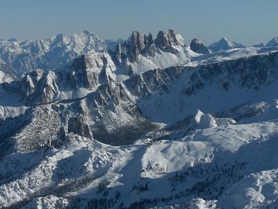 Tief unten die 4,5 Torri