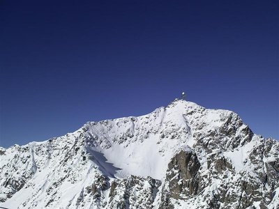 Valluga, leider noch nicht im Betrieb