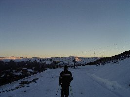 Die letzten am Gipfellift