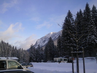 Der Parkplatz wurde auch nicht recht voller