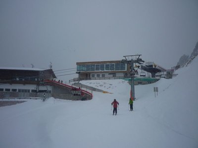 Neues oder umgebautes Restaurant auf dem Grödner Joch? Zumindest hab ich da oben beim Sellarondabikeday einen Kran gesehen.