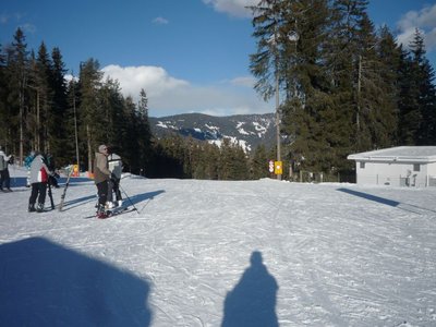 Breitere Piste am Piz de Plaies