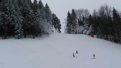 Blick zur Bergstation