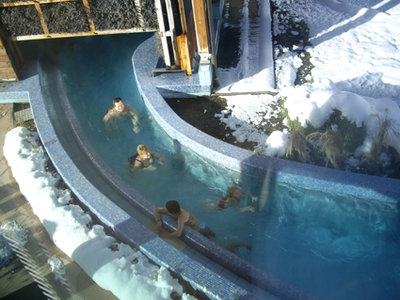 Blick auf den Lazy River