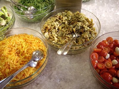 Das Salatbuffet