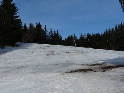 Beim Tonhoferlift war die Situation deutlich schlechter. Betrieb mit heute 16:00 Uhr vorübergehend eingestellt.