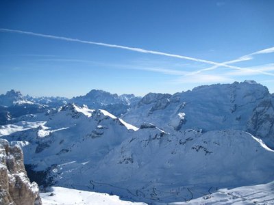 Panorama, Genuss vor der Abfahrt durch die Forcella