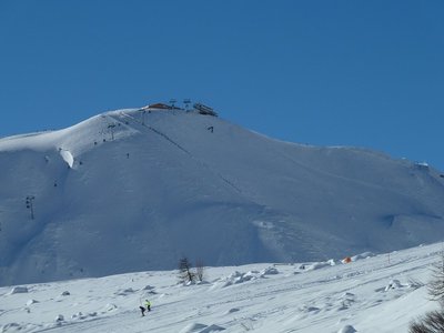 Lazid-Bergstation von der Planseggbahn aus