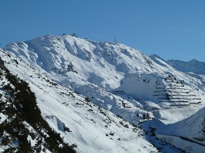 Galzig von der Valfagehrbahn aus
