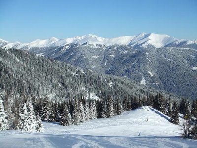Blick von der neuen Piste in Richtung Rottenmanner tauern
