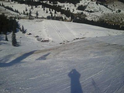 Skiweg zum Unteren Sudelfeld - teilweise sehr grenzwertig zu fahren