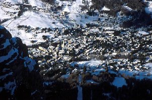 Blick von der Faloria auf Cortina
