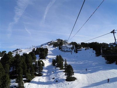 Trasse KSB Bachat Bouloud; die neueren Bahnen hatten alle bequeme Polster