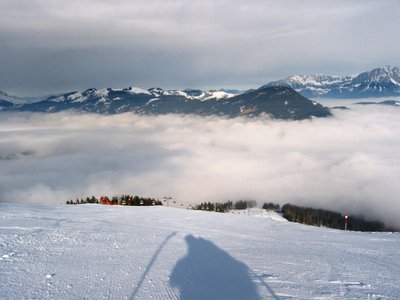 Sobald es ab der Fleckalm immer breiter wird, geht es immer noch besser zu fahren. Ein idealer Hang!
