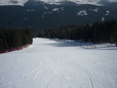 Abfahrt zum Tellerlift "Porzen"
