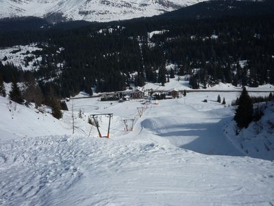 Blick zum Kreuzbergpass